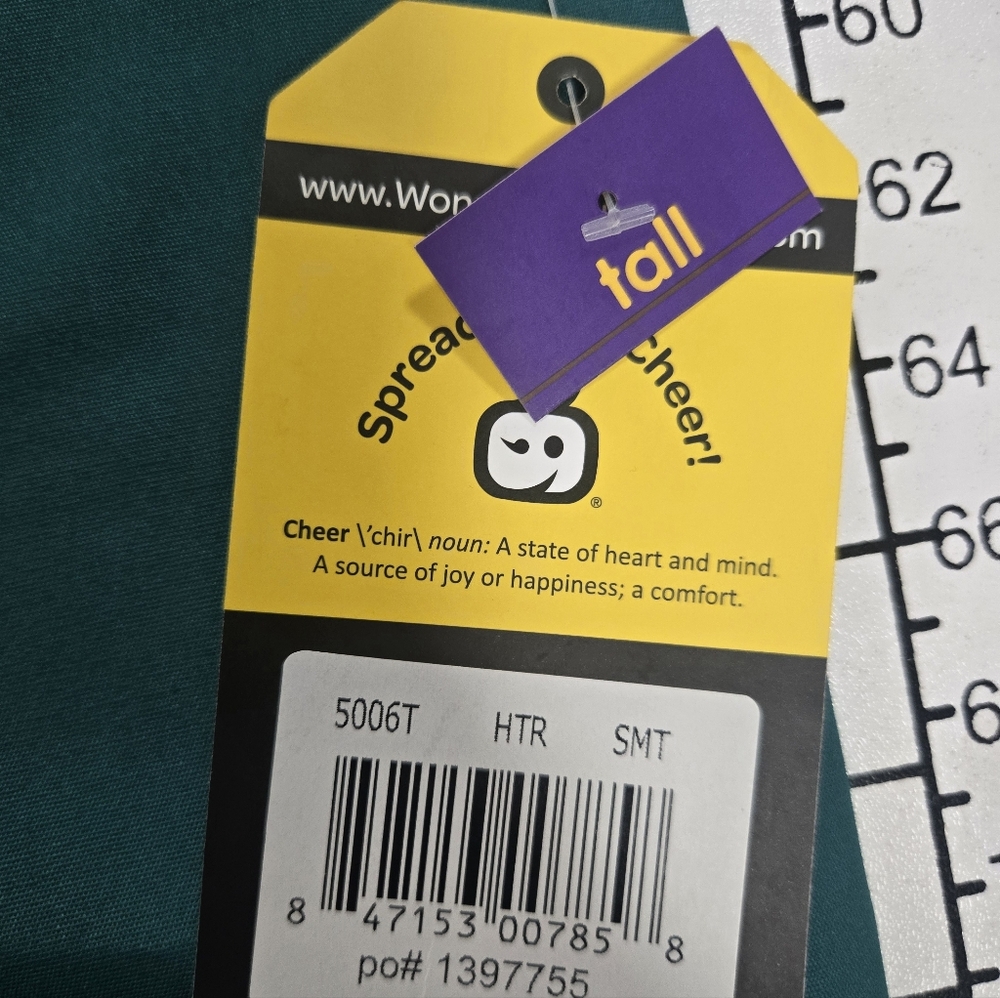 NWT Wonderwink Origins Scrub pants (M) (Hunter Green)